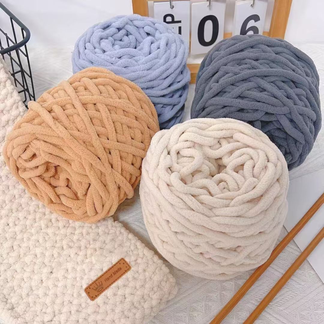 Wool Blanket Herringbone - 3 uds 300g hilo de tejer