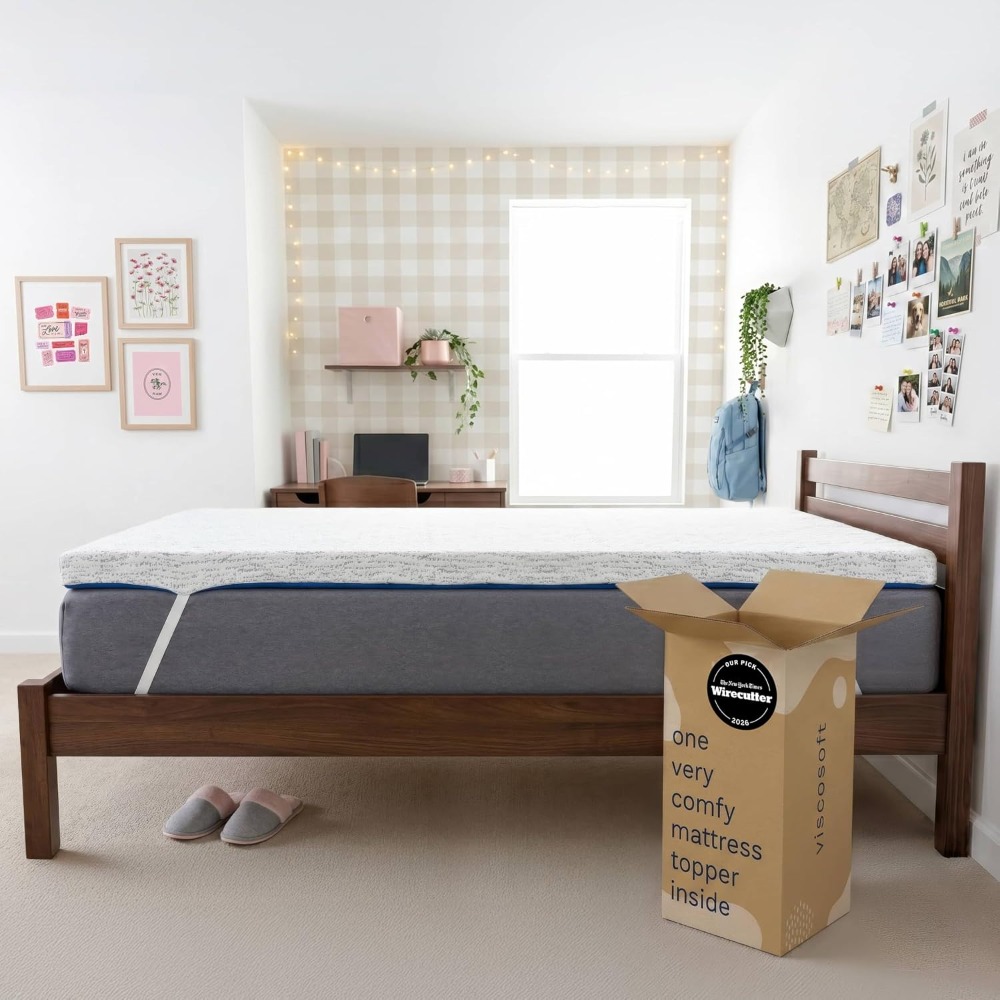 Memory Foam Topper - Cubrecolchón de Espuma Viscoelástica de 3