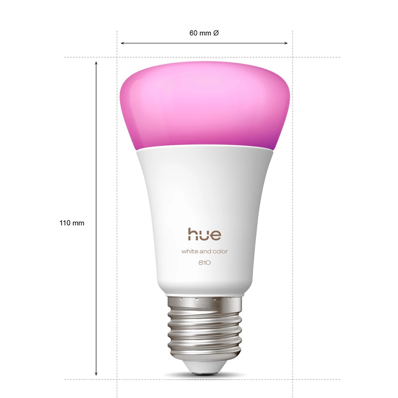Philips Hue E27 A60 810LM, Bom - Philips Bulb Hue reseña y precio