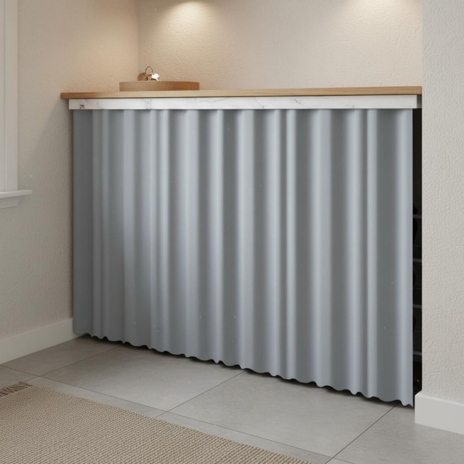 Cortina Adhesiva para Gabinete - Home Textiles Designer reseña y precio