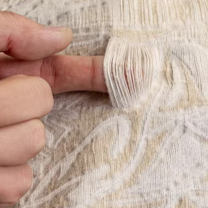 Tela Jacquard de Lino Beige co - Home Textiles Designer reseña y precio
