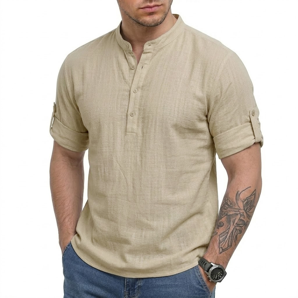 Nueva Camisa de Lino de Manga  - Linum Home Textiles reseña y precio