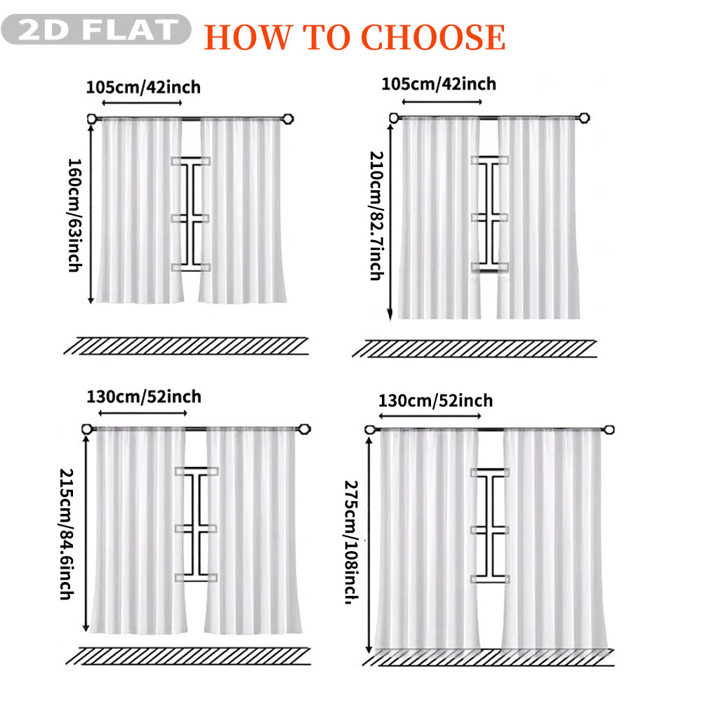 Cortinas Transparentes Planas  - Home Textiles Designer reseña y precio