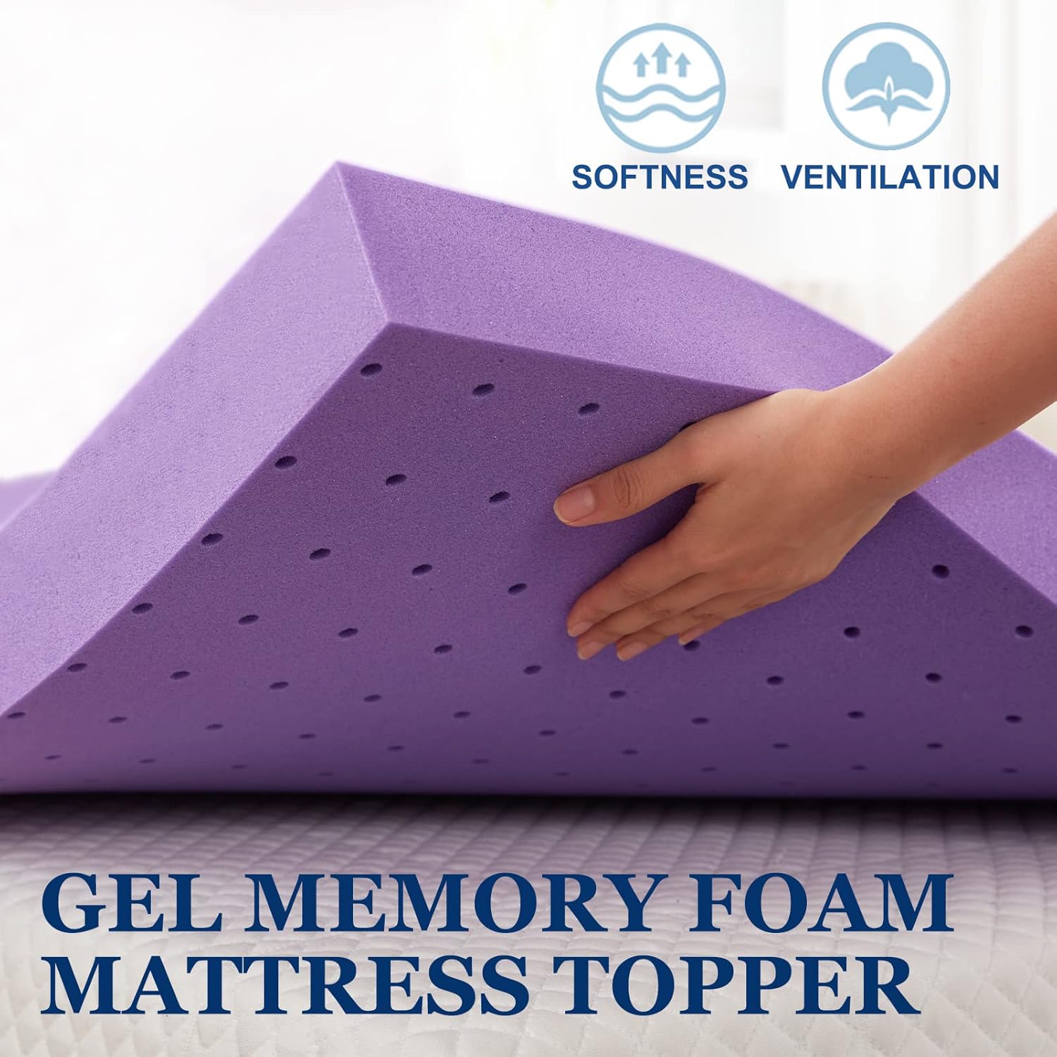 Cubrecolchón de Espuma Viscoel - Memory Foam Topper reseña y precio