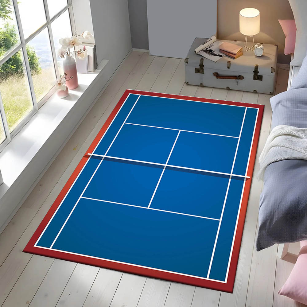 Alfombra con Diseño de Cancha  - Home Textiles Designer reseña y precio
