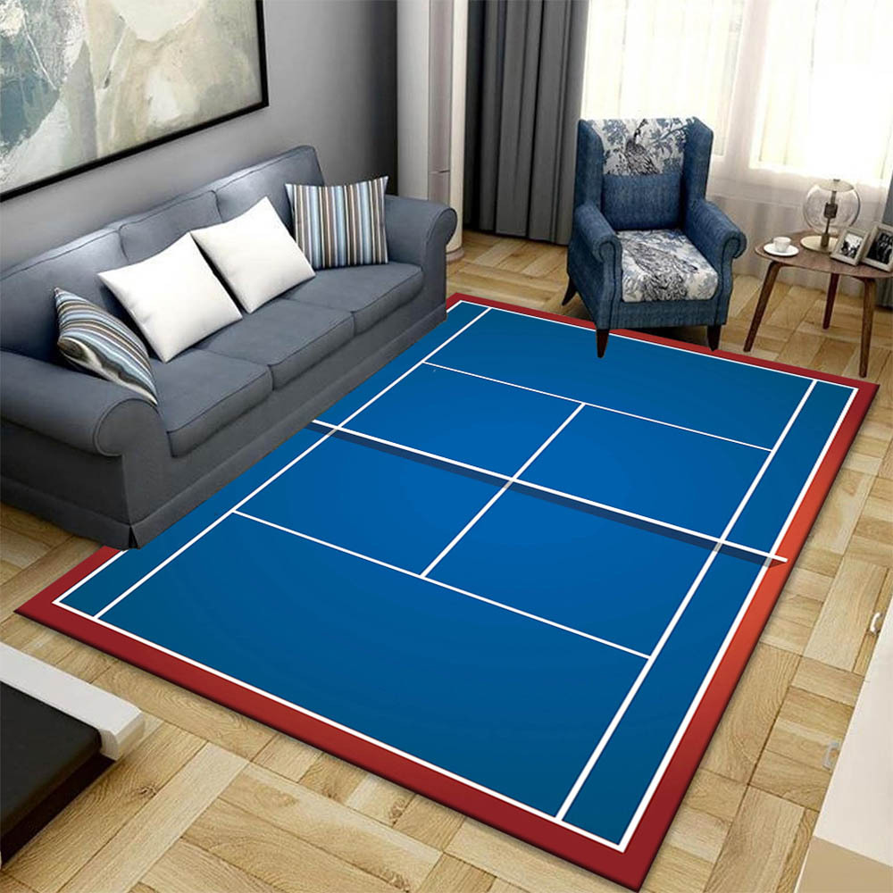 Alfombra con Diseño de Cancha  - Home Textiles Designer reseña y precio
