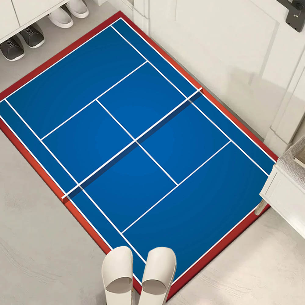 Alfombra con Diseño de Cancha  - Home Textiles Designer reseña y precio