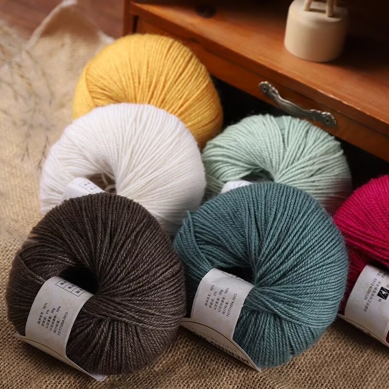 50g/unidad Hilo de lana merino - Wool Blanket Herringbone reseña y precio